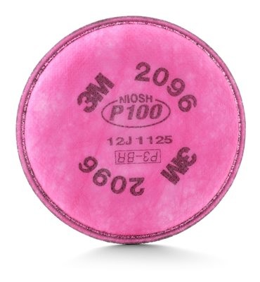 3M™ Particulate Filter (P100 Filter with Nuisance Level Acid Gas Relief) (#2096)