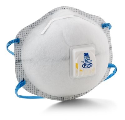 3M™ Particulate Respirator 8576, P95 with Nuisance Level Acid Gas Relief