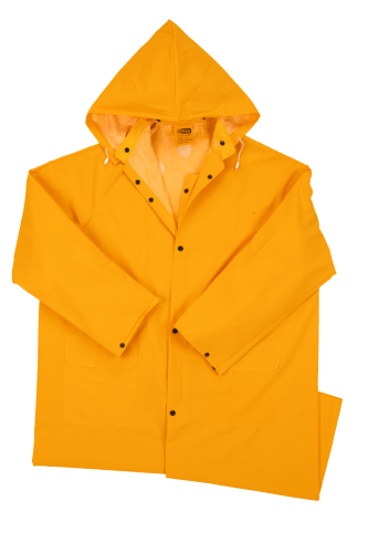 35mil PVC Polyester 48" Raincoat (#4148)