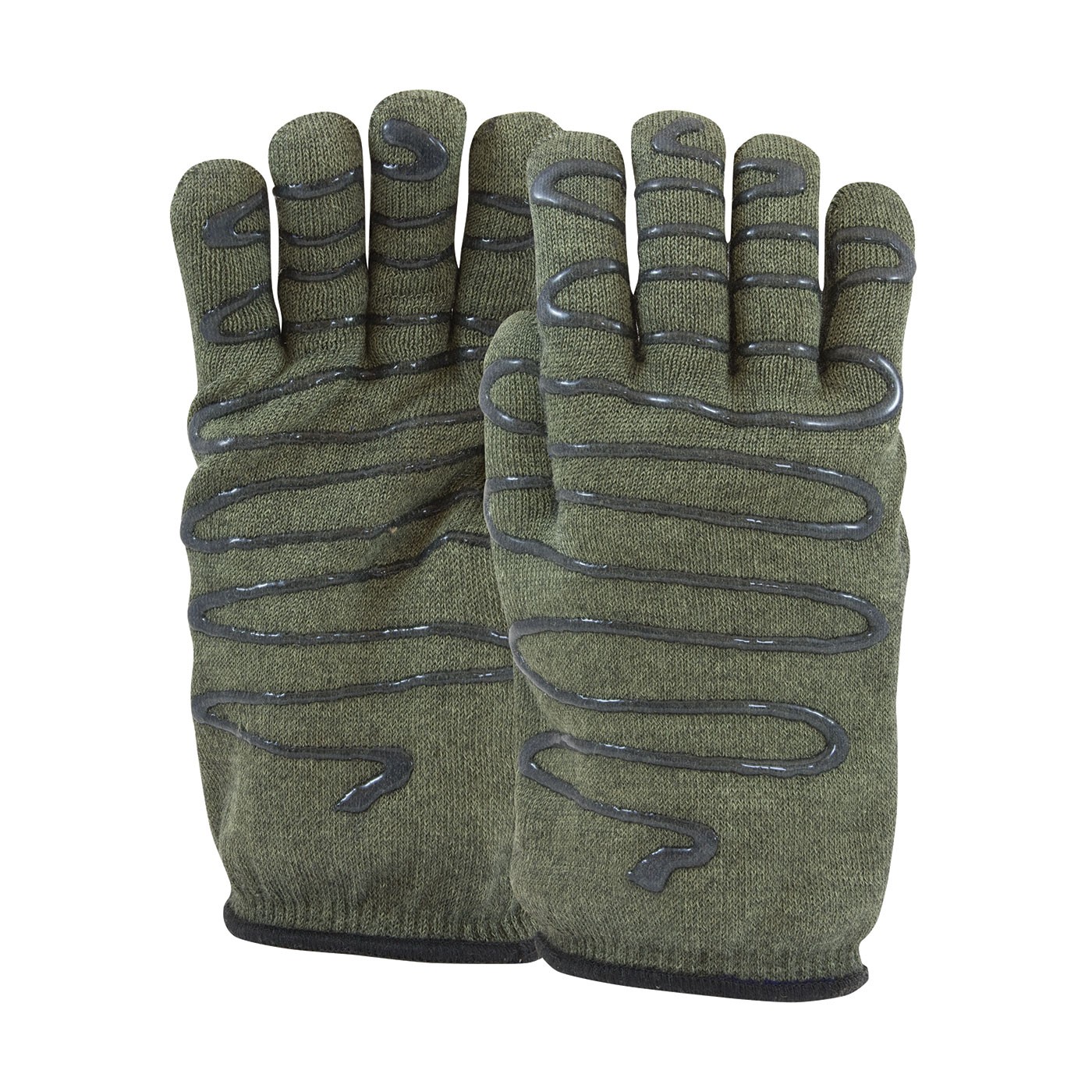 Kut Gard® Kevlar® / Preox Seamless Knit Hot Mill Glove with Terry Cotton Liner and Double-Sided SilaGrip™ Coating - 32 oz  (#43-851)