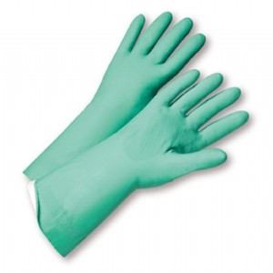 PosiGrip® Unsupported Nitrile, Flock Lined with Raised Diamond Grip - 18 Mil  (#52N104)