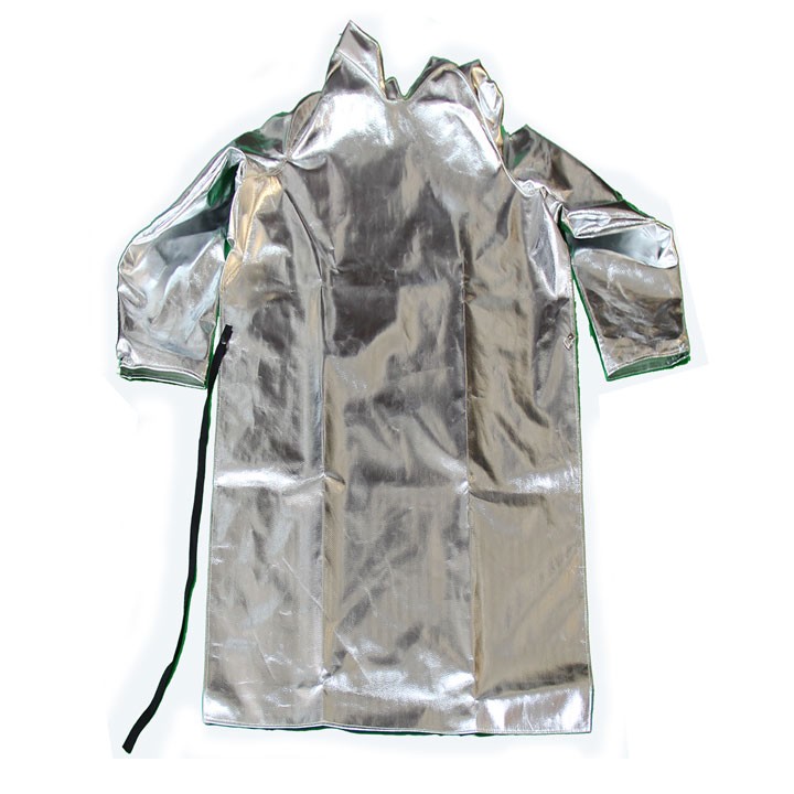 15oz. Aluminized Rayon 40" Open Back Coat (#564-AR-40)