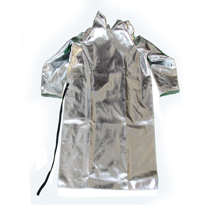 15oz. Aluminized Rayon 50" Open Back Coat (#564-AR-50)