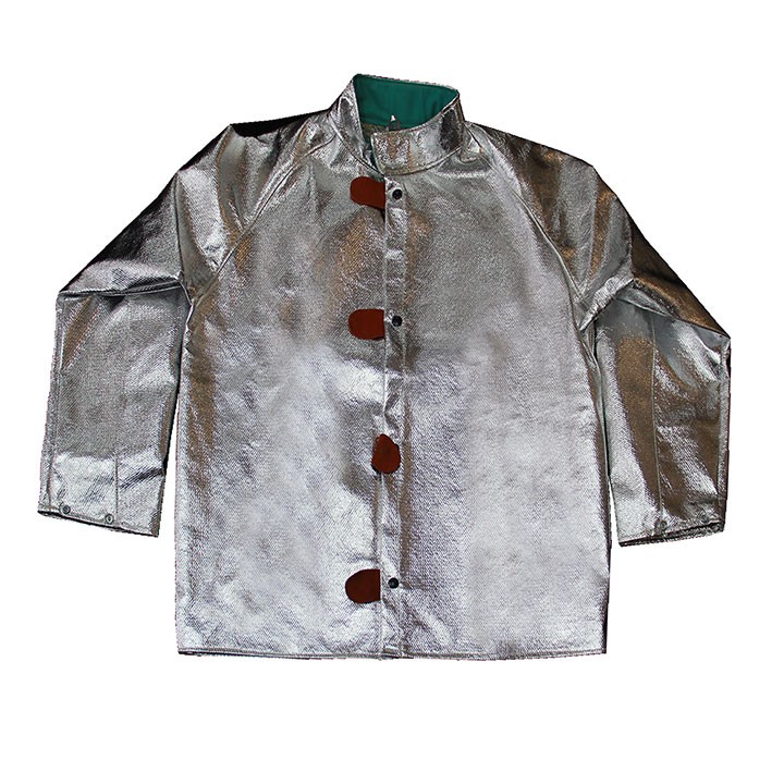 19oz. Aluminized Carbon Kevlar 30" Jacket (#600-ACK)