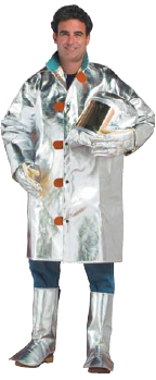 19oz. Aluminized Carbon Kevlar 40" Jacket (#601-ACK)