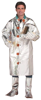 19oz. Aluminized Carbon Kevlar 45" Jacket (#602-ACK)