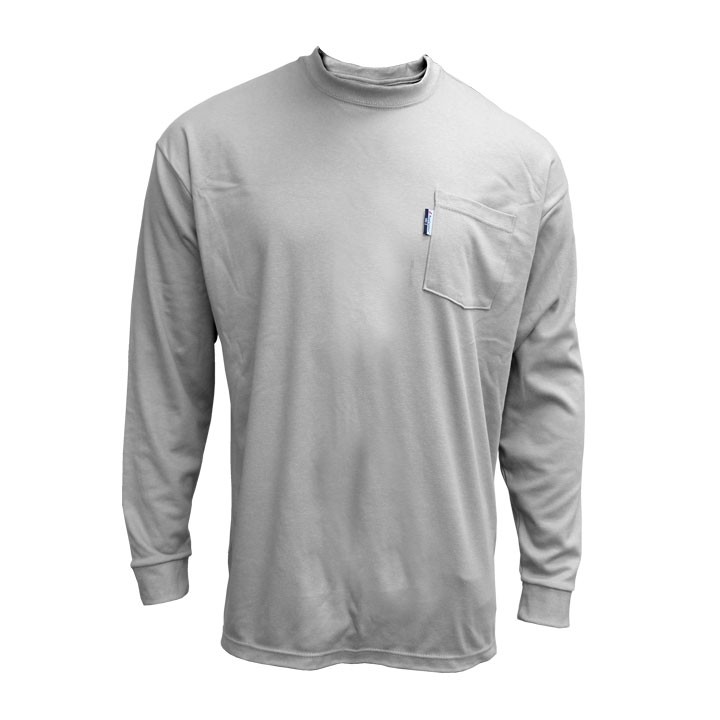 FR Treated Cotton Interlock Long Sleeve Shirt (#610-FRC-LS)