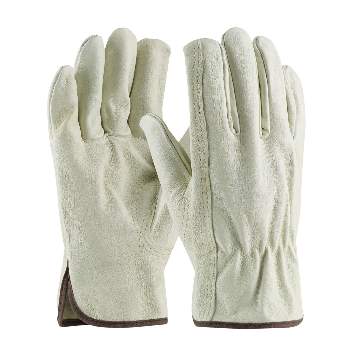 PIP® Premium Grade Top Grain Pigskin Leather Drivers Glove - Keystone Thumb  (#70-368)