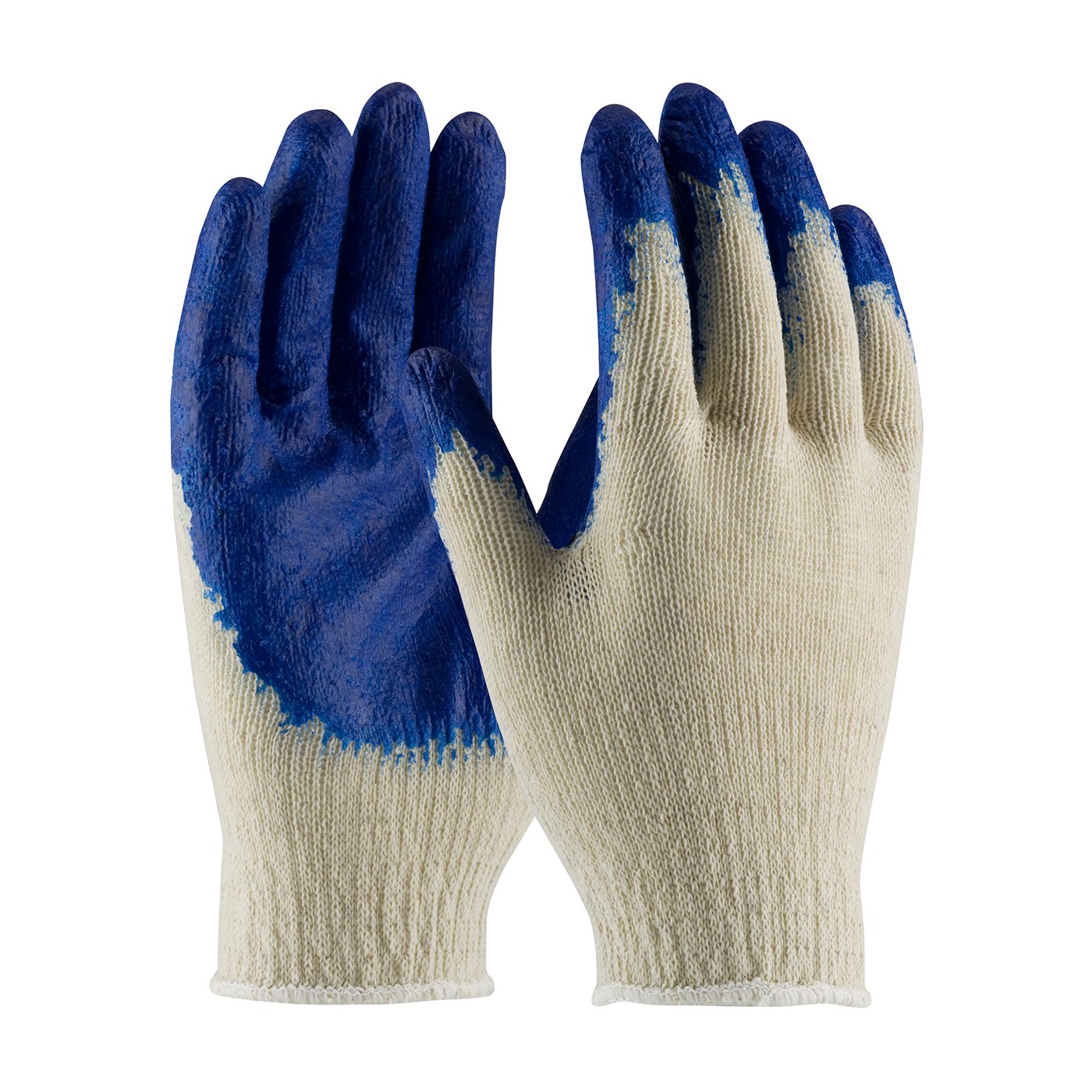 PIP® Seamless Knit Cotton / Polyester Glove with Latex Coated Smooth Grip on Palm & Fingers  (#708SLC)