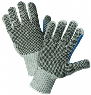 PIP® Seamless Knit Cotton / Polyester Glove with Double-Sided PVC Dot Grip - 7 Gauge  (#712SKBSGT)