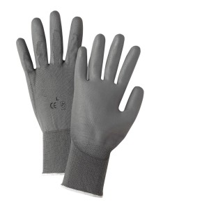 PosiGrip® Seamless Knit Nylon Glove with Polyurethane Coated Smooth Grip on Palm & Fingers  (#713SUCG)