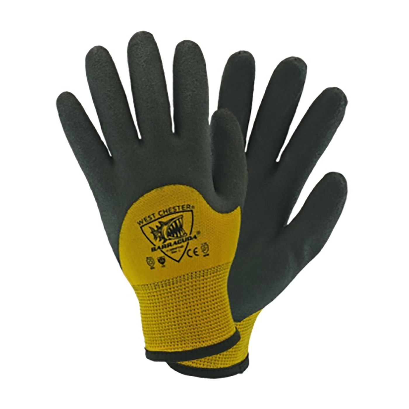 Barracuda® Seamless Knit HPPE/Nylon Glove w/ Acrylic Liner and Latex MicroSurface Grip on Palm, Fingers & Knuckles  (#713WHPTND)