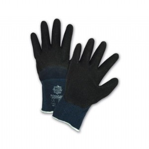 PosiGrip® Seamless Knit Nylon Glove with Latex Coated Crinkle Grip on Palm, Fingers & Knuckles  (#715SLC)