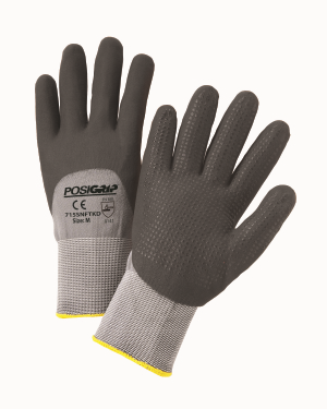 PosiGrip® Seamless Knit Nylon Glove with Nitrile Coated Foam Grip on Palm, Fingers & Knuckles  (#715SNFTK)