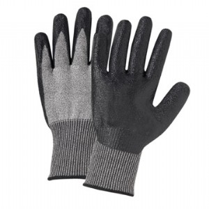 PosiGrip® Seamless Knit PolyKor® Blended Glove with Nitrile Coated Smooth Grip on Palm & Fingers  (#730TBN)