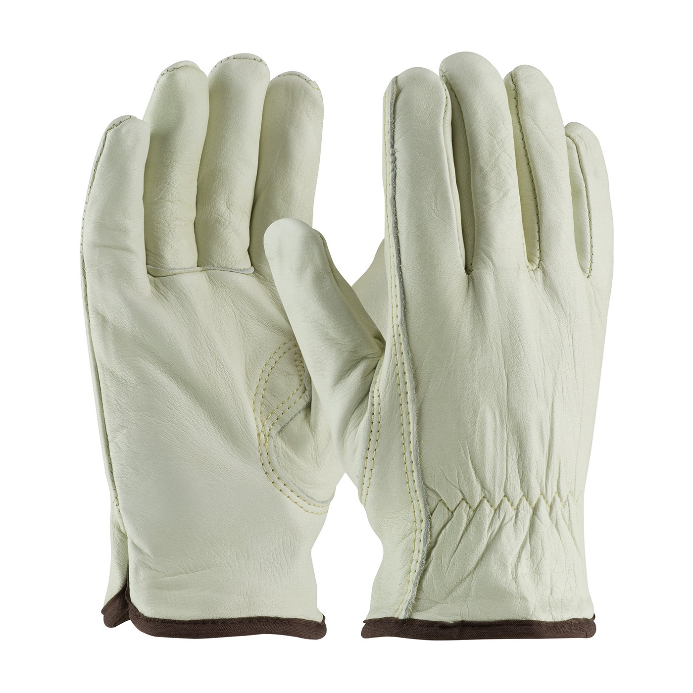 PIP® Top Grain Cowhide Leather Glove with White Thermal Lining - Keystone Thumb  (#77-265)
