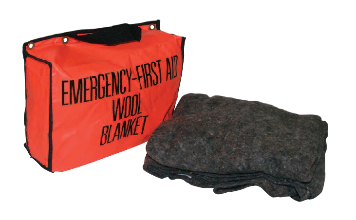 Fire and First Aid Blanket in case (#80101)