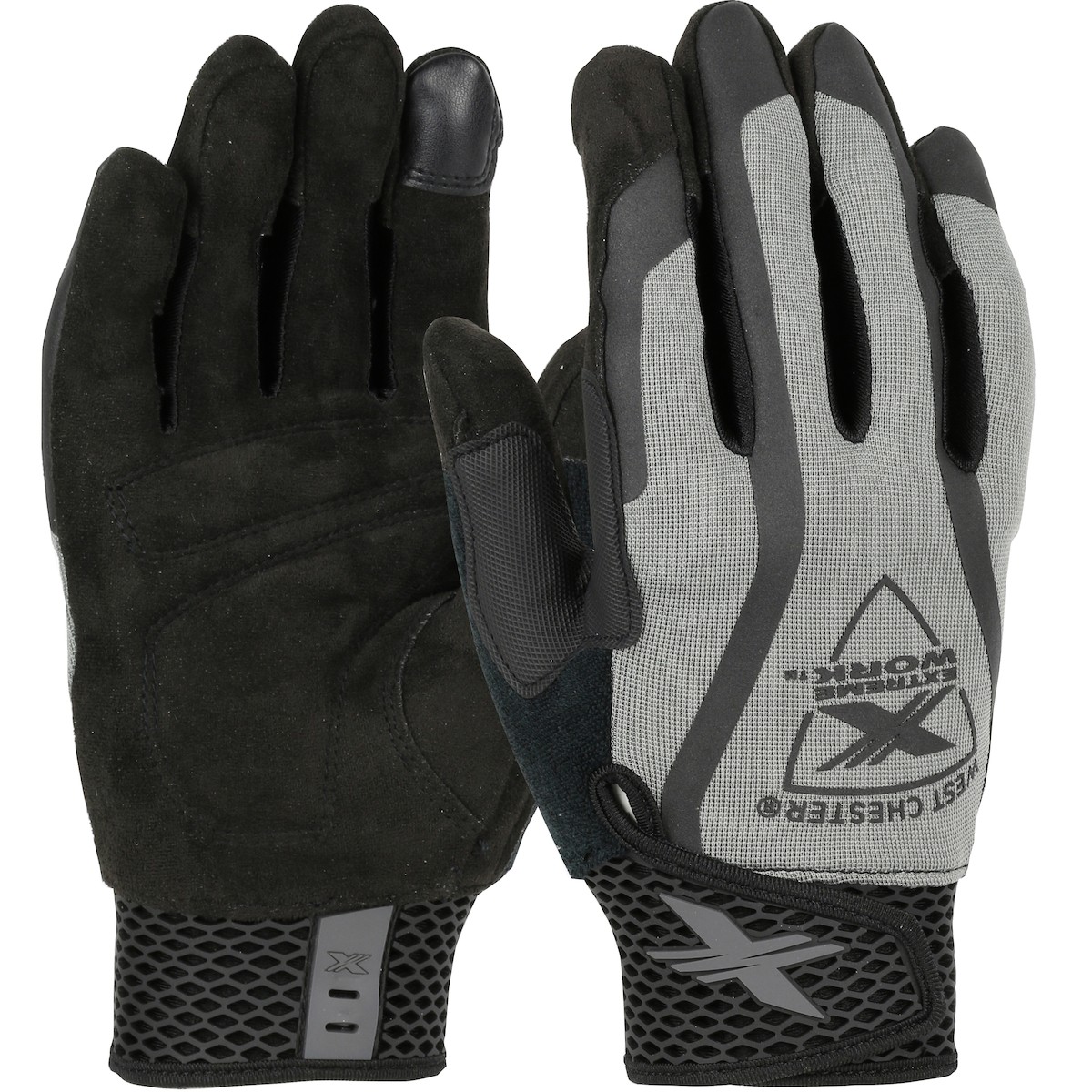 Extreme Work® Multi-PleX™ ToughX Suede Padded Palm with Gray