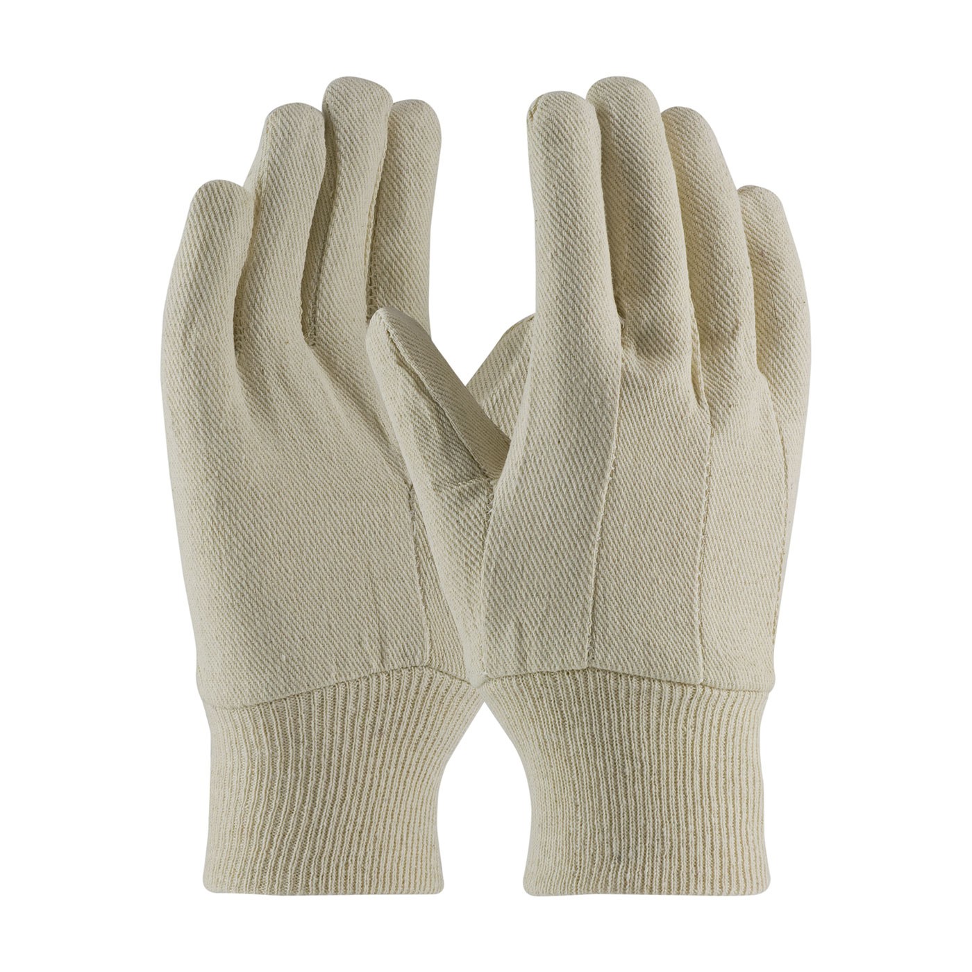 PIP® Economy Grade Cotton Canvas Single Palm Glove - Knitwrist  (#90-908CI)