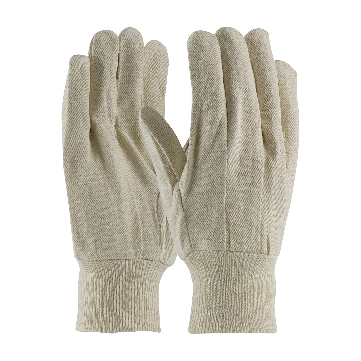 PIP® Economy Grade Cotton Canvas Single Palm Glove - Knitwrist  (#90-908I)