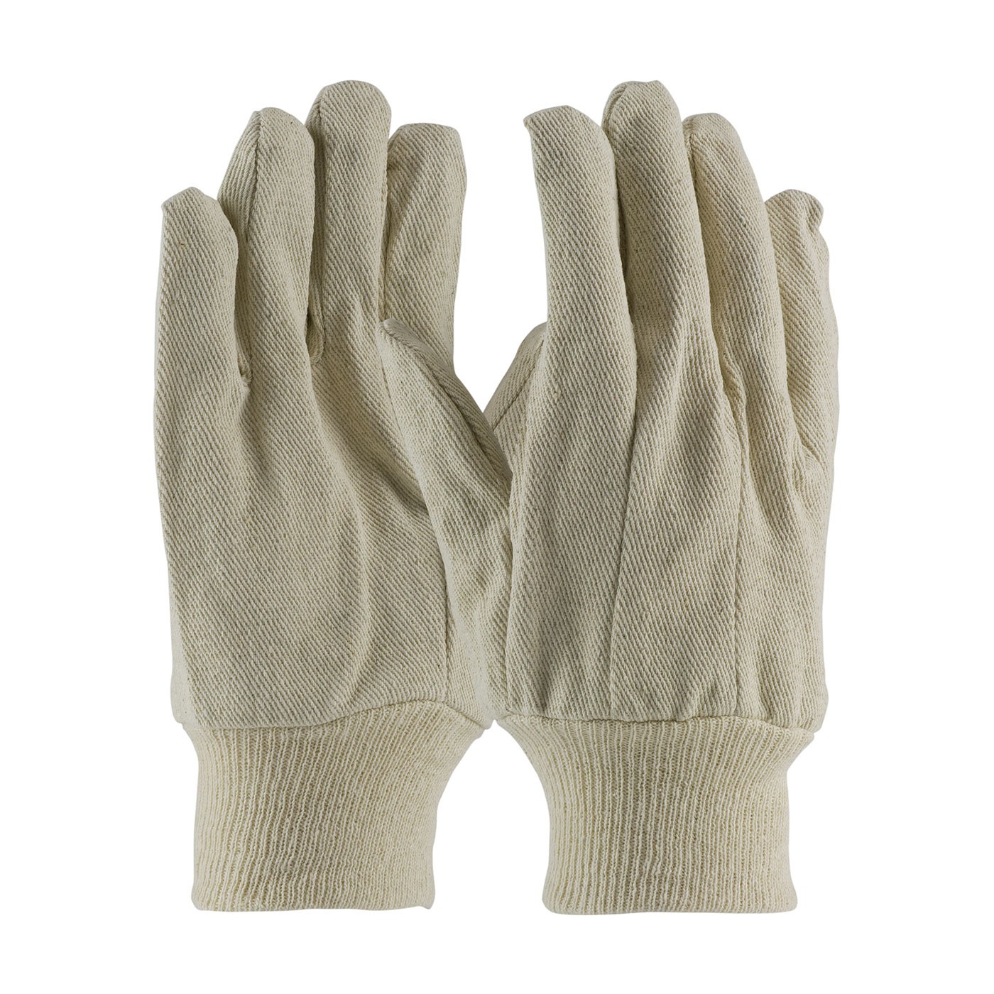 PIP® Economy Grade Cotton Canvas Single Palm Glove - Knitwrist  (#90-910I)