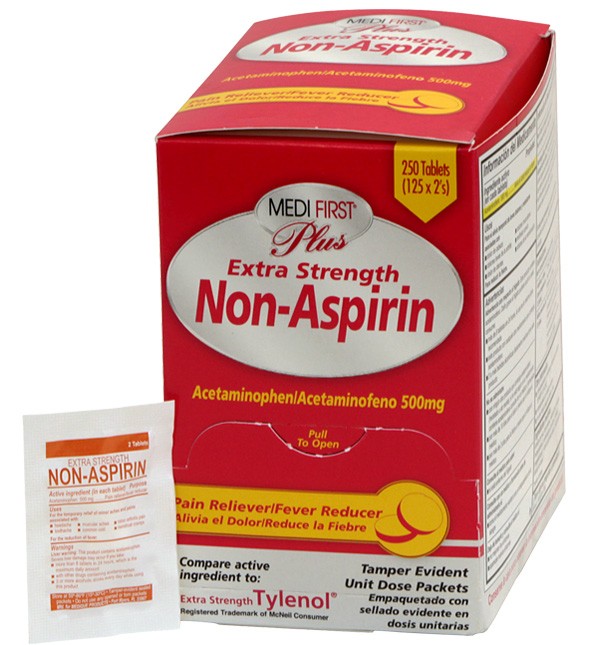 Extra Strength Non-Aspirin, 100/bx (#P90433)