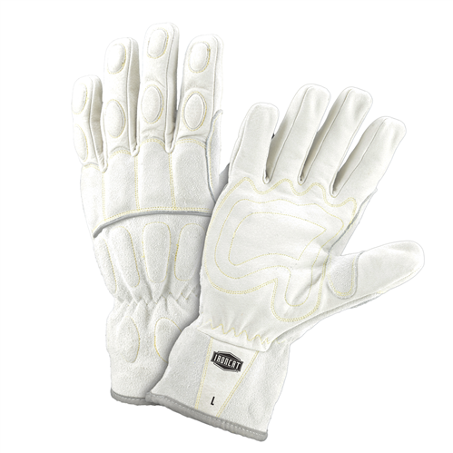Ironcat® Hi-Viz Buffalo Utility Glove with Foam Padded Knuckle, Dorsal & Wrist Guards - Kevlar® Stitched  (#9074)