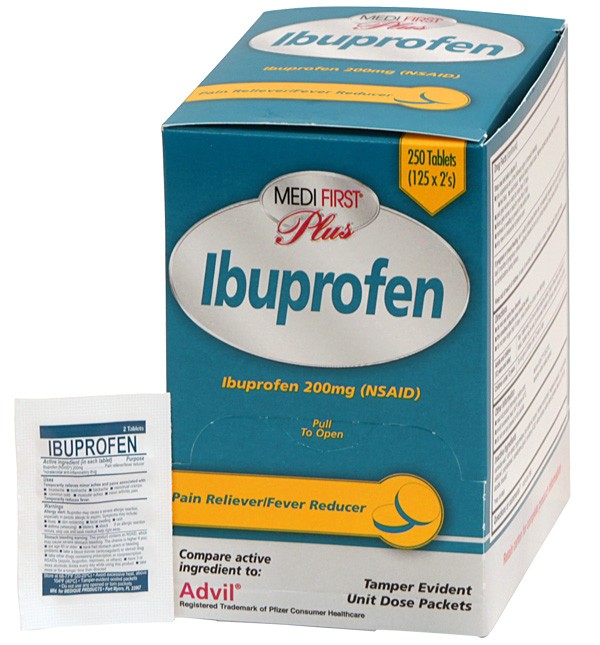 Ibuprofen, 250/bx (#P90848)