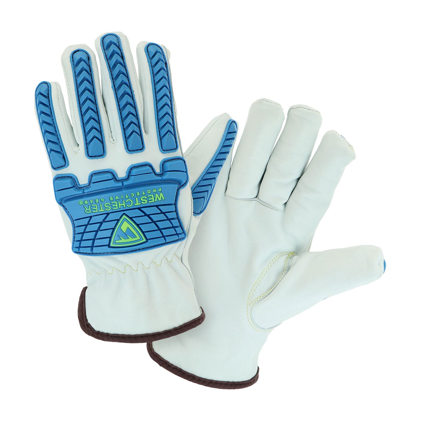 West Chester® Top Grain Sheepskin Leather Glove with Kevlar® Liner and TPR Molded Knuckle and Dorsal Gaurds  (#9120)
