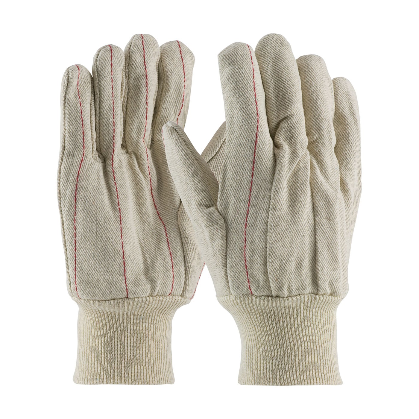 PIP® Cotton Canvas Double Palm Glove with Nap-in Finish - Knitwrist  (#92-918)