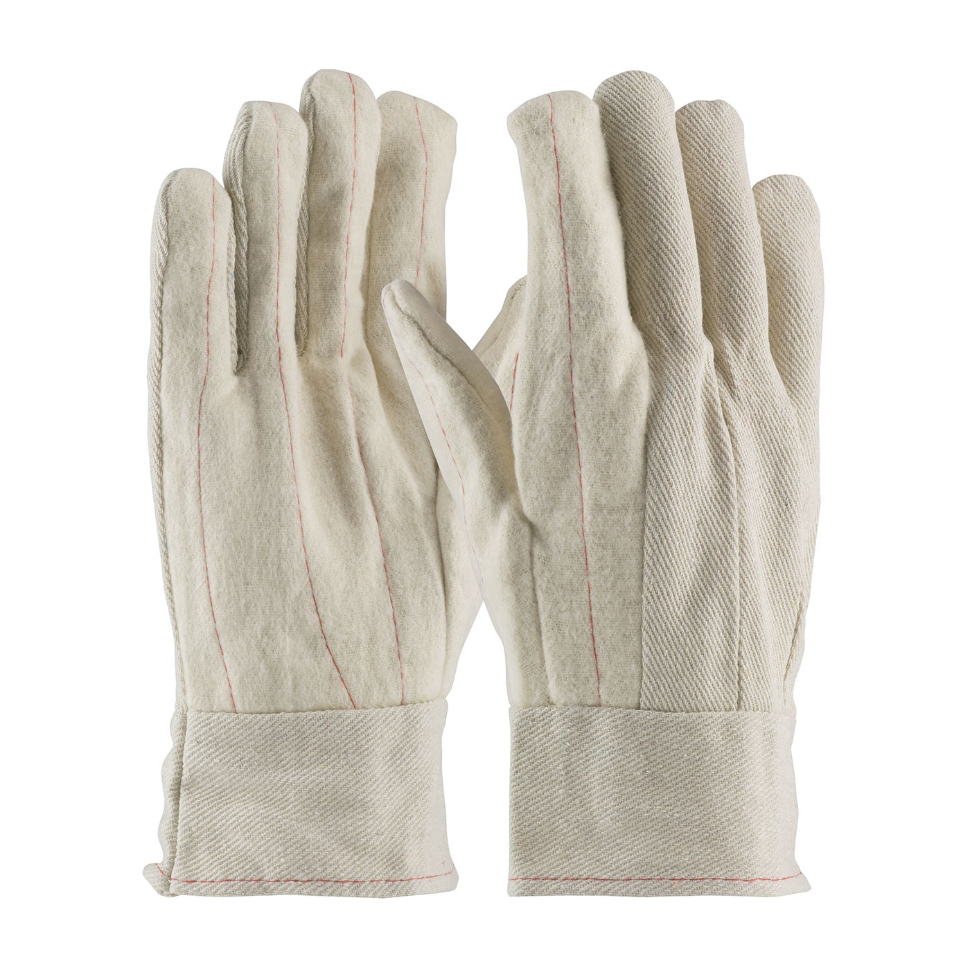 PIP® Cotton Canvas Double Palm Glove with Nap-out Finish - Band Top  (#92-918BTO)
