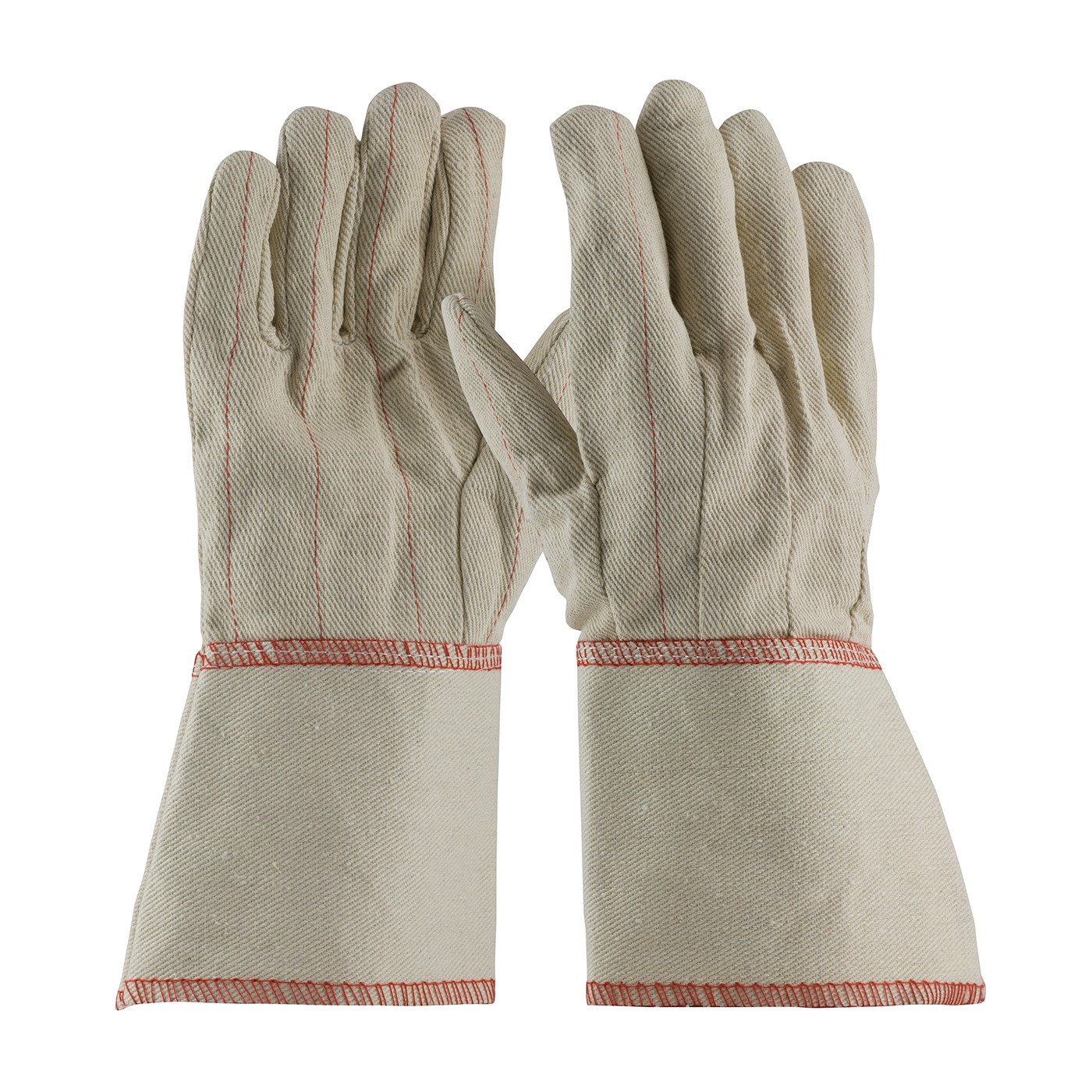 PIP® Cotton Canvas Double Palm Glove with Nap-in Finish - Gauntlet Cuff  (#92-918G)