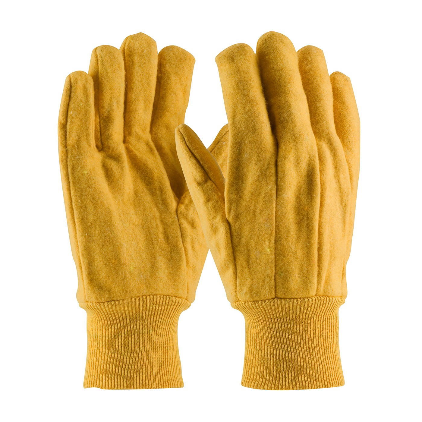 PIP® Economy Grade Cotton Chore Glove with Single Layer Palm/Back and Nap-out Finish - Knit Wrist  (#93-568)