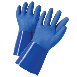 West Chester® PVC Dipped Glove with Interlock Liner and Rough Finish - 12"  (#J1327)