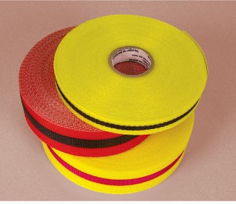 Webbed Barrier Tape, Black/Yellow (#BT1BY)