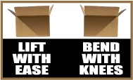 Lift With Ease Bend With Knees Banner