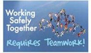 Working Safely Together Requires Teamwork! Banner