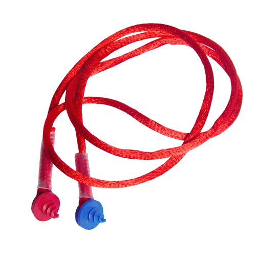 Custom Molded Earplug Neckcord, red (#CEPNC-R)