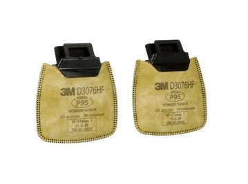3M™ Secure Click™ Particulate Cartridge P95/Hydrogen Fluoride w/ Nuisance Acid Gas Relief (#D3076HF)