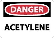 Danger Acetylene Sign (#D3)