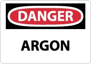 Danger Argon Sign (#D476)