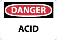 Danger Acid Sign (#D5)