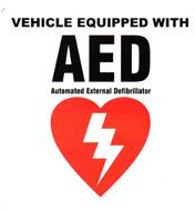 AED Vehicle Decal (#DAC-802)