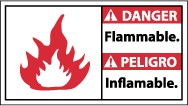 Danger Flammable Spanish Sign (#DBA7)