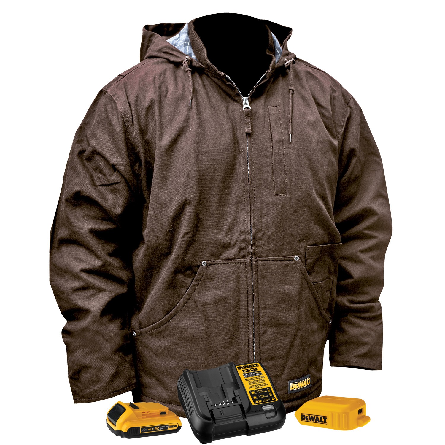 DEWALT® Unisex Heated Heavy Duty Work Coat Kitted (#DCHJ076ATD1)