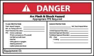 Arc Flash Danger Label (#DGA64AP)
