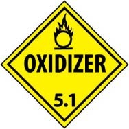 Oxidized 5.1 DOT Shipping Label (#DL14AP)