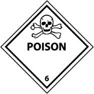 Poison DOT Shipping Label (#DL159AP)