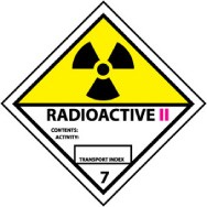 Radioactive II DOT Shipping Label (#DL26AP)
