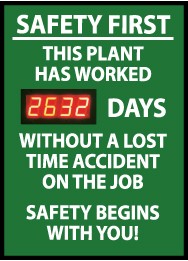 Safety First This Plant Has... Digital Scoreboard (#DSB3)